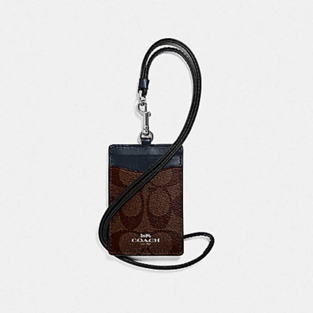 COACH ID LANYARD IN SIGNATURE CANVAS